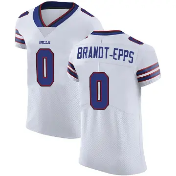 ＃0 Men's Devin Brandt-Epps White Elite Buffalo Bills Vapor Untouchable Jersey