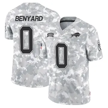 ＃0 Men's Gabriel Benyard Arctic Camo Limited Buffalo Bills 2024 Salute to Service Jersey