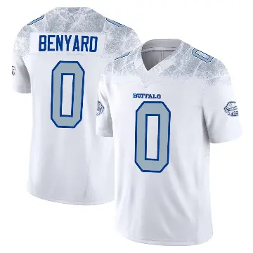 ＃0 Men's Gabriel Benyard White Limited Buffalo Bills 2025 Rivalries Collection Jersey