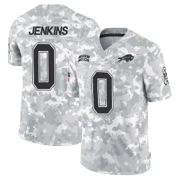 ＃0 Men's Keonta Jenkins Arctic Camo Limited Buffalo Bills 2024 Salute to Service Jersey