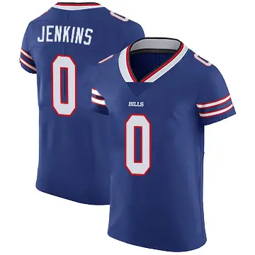 ＃0 Men's Keonta Jenkins Royal Blue Elite Buffalo Bills Team Color Vapor Untouchable Jersey