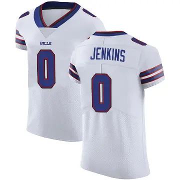 ＃0 Men's Keonta Jenkins White Elite Buffalo Bills Vapor Untouchable Jersey