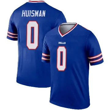 ＃0 Men's Kody Huisman Royal Legend Buffalo Bills Jersey