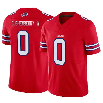 ＃0 Men's Lloyd Cushenberry III Red Limited Buffalo Bills Vapor F.U.S.E. Jersey