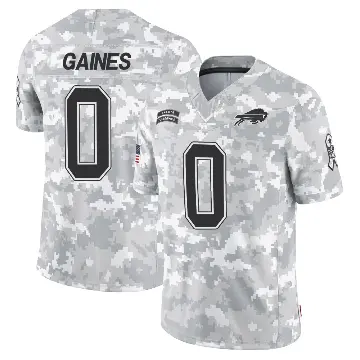 ＃0 Men's Theron Gaines Arctic Camo Limited Buffalo Bills 2024 Salute to Service Jersey