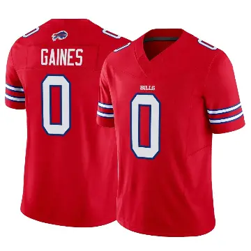 ＃0 Men's Theron Gaines Red Limited Buffalo Bills Vapor F.U.S.E. Jersey