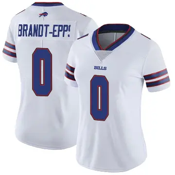 ＃0 Women's Devin Brandt-Epps White Limited Buffalo Bills Color Rush Vapor Untouchable Jersey