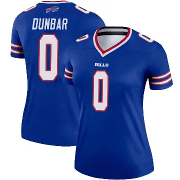 ＃0 Women's Jordan Dunbar Royal Legend Buffalo Bills Jersey