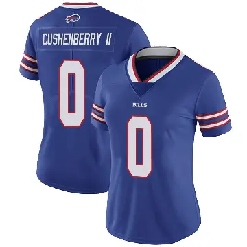 ＃0 Women's Lloyd Cushenberry III Royal Limited Buffalo Bills Team Color Vapor Untouchable Jersey