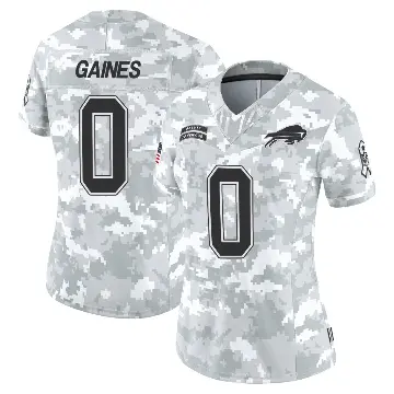＃0 Women's Theron Gaines Arctic Camo Limited Buffalo Bills 2024 Salute to Service Jersey
