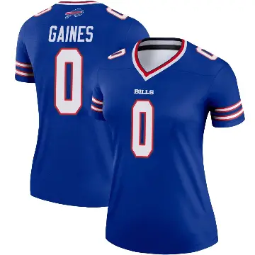 ＃0 Women's Theron Gaines Royal Legend Buffalo Bills Jersey