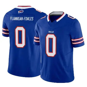 ＃0 Youth Demetrius Flannigan-Fowles Royal Limited Buffalo Bills Vapor F.U.S.E. Jersey