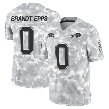 ＃0 Youth Devin Brandt-Epps Arctic Camo Limited Buffalo Bills 2024 Salute to Service Jersey
