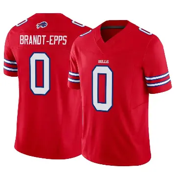 ＃0 Youth Devin Brandt-Epps Red Limited Buffalo Bills Vapor F.U.S.E. Jersey