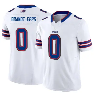 ＃0 Youth Devin Brandt-Epps White Limited Buffalo Bills Vapor F.U.S.E. Jersey