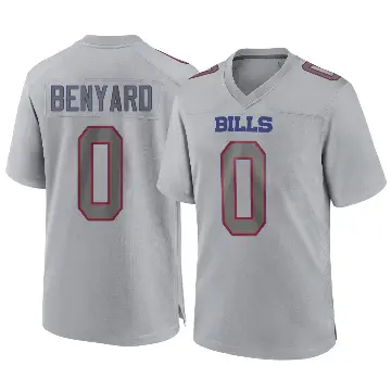 ＃0 Youth Gabriel Benyard Gray Game Buffalo Bills Atmosphere Fashion Jersey