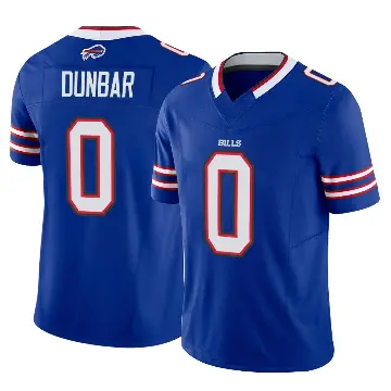 ＃0 Youth Jordan Dunbar Royal Limited Buffalo Bills Vapor F.U.S.E. Jersey
