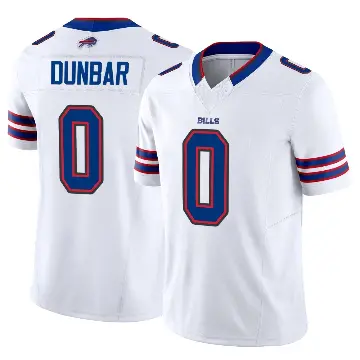 ＃0 Youth Jordan Dunbar White Limited Buffalo Bills Vapor F.U.S.E. Jersey