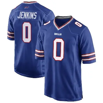＃0 Youth Keonta Jenkins Royal Blue Game Buffalo Bills Team Color Jersey