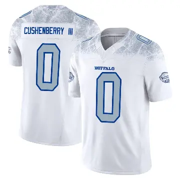＃0 Youth Lloyd Cushenberry III White Limited Buffalo Bills 2025 Rivalries Collection Jersey