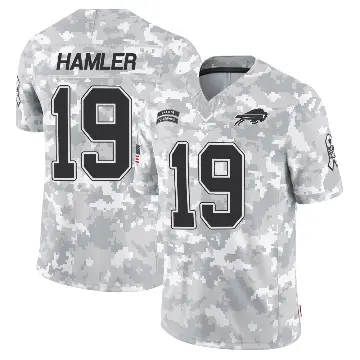 ＃19 Men's KJ Hamler Arctic Camo Limited Buffalo Bills 2024 Salute to Service Jersey