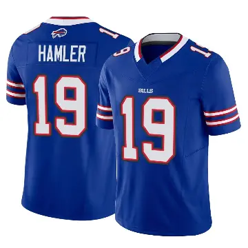 ＃19 Men's KJ Hamler Royal Limited Buffalo Bills Vapor F.U.S.E. Jersey