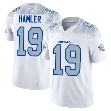＃19 Men's KJ Hamler White Limited Buffalo Bills 2025 Rivalries Collection Jersey