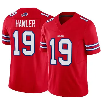 ＃19 Youth KJ Hamler Red Limited Buffalo Bills Vapor F.U.S.E. Jersey