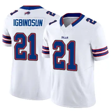 ＃21 Youth Davison Igbinosun White Limited Buffalo Bills Vapor F.U.S.E. Jersey