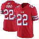 ＃22 Men's Vontae Davis Red Limited Buffalo Bills Color Rush Vapor Untouchable Jersey