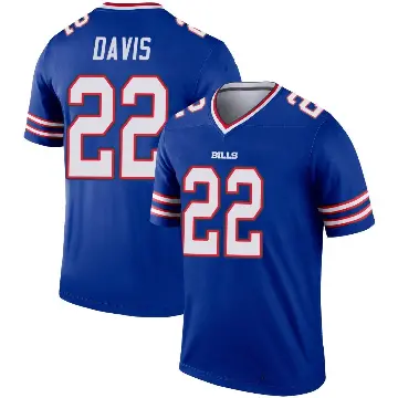 ＃22 Men's Vontae Davis Royal Legend Buffalo Bills Jersey