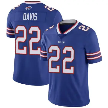 ＃22 Men's Vontae Davis Royal Limited Buffalo Bills Team Color Vapor Untouchable Jersey