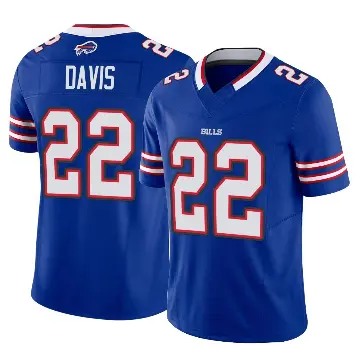 ＃22 Men's Vontae Davis Royal Limited Buffalo Bills Vapor F.U.S.E. Jersey