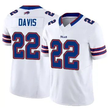 ＃22 Men's Vontae Davis White Limited Buffalo Bills Vapor F.U.S.E. Jersey