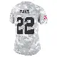 ＃22 Women's Vontae Davis Arctic Camo Limited Buffalo Bills 2024 Salute to Service Jersey