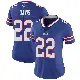 ＃22 Women's Vontae Davis Royal Limited Buffalo Bills Team Color Vapor Untouchable Jersey
