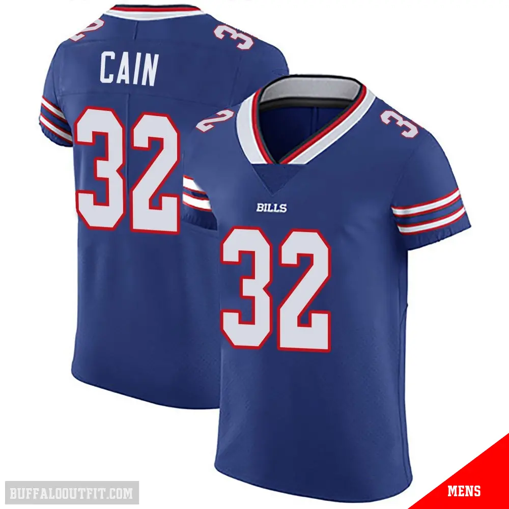 ＃32 Men's Deon Cain Royal Blue Elite Buffalo Bills Team Color Vapor Untouchable Jersey