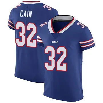 ＃32 Men's Deon Cain Royal Blue Elite Buffalo Bills Team Color Vapor Untouchable Jersey