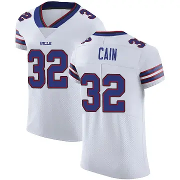 ＃32 Men's Deon Cain White Elite Buffalo Bills Vapor Untouchable Jersey