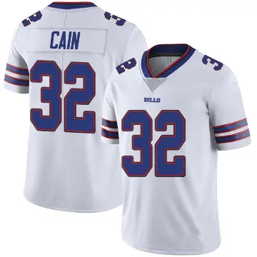 ＃32 Men's Deon Cain White Limited Buffalo Bills Color Rush Vapor Untouchable Jersey