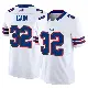 ＃32 Men's Deon Cain White Limited Buffalo Bills Vapor F.U.S.E. Jersey