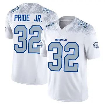 ＃32 Men's Toriano Pride Jr. White Limited Buffalo Bills 2025 Rivalries Collection Jersey