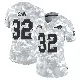 ＃32 Women's Deon Cain Arctic Camo Limited Buffalo Bills 2024 Salute to Service Jersey