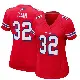 ＃32 Women's Deon Cain Red Game Buffalo Bills Alternate Jersey