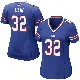 ＃32 Women's Deon Cain Royal Blue Game Buffalo Bills Team Color Jersey
