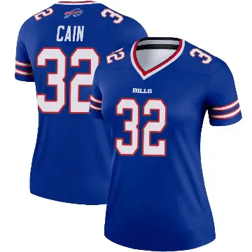＃32 Women's Deon Cain Royal Legend Buffalo Bills Jersey
