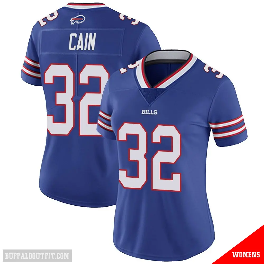 ＃32 Women's Deon Cain Royal Limited Buffalo Bills Team Color Vapor Untouchable Jersey
