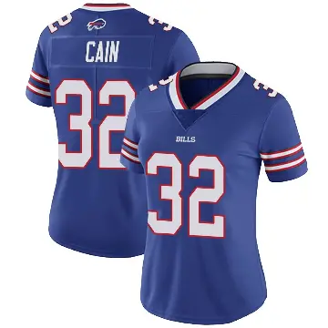 ＃32 Women's Deon Cain Royal Limited Buffalo Bills Team Color Vapor Untouchable Jersey