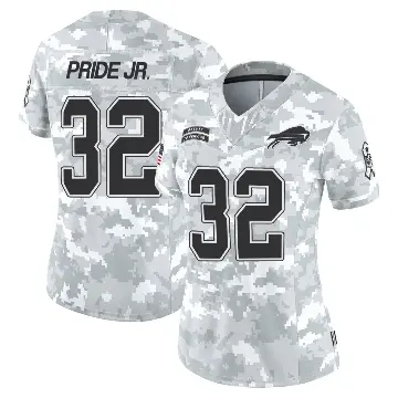 ＃32 Women's Toriano Pride Jr. Arctic Camo Limited Buffalo Bills 2024 Salute to Service Jersey