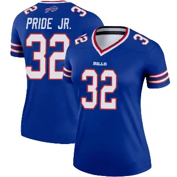 ＃32 Women's Toriano Pride Jr. Royal Legend Buffalo Bills Jersey